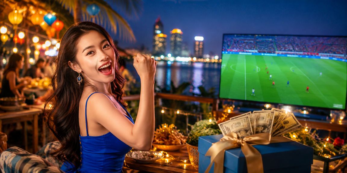 Người dùng tại chợ đêm Hà Nội theo dõi lịch thi đấu thể thao trực tuyến trên điện thoại