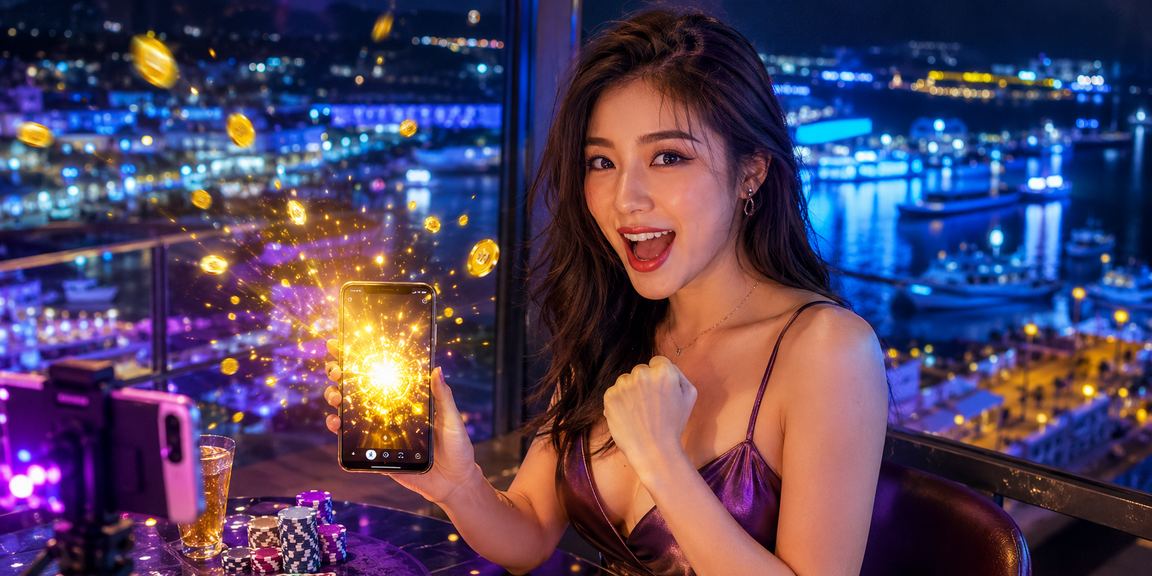 Người dùng thư giãn tại quán cà phê Phú Quốc trong khi trải nghiệm cá cược trực tuyến trên điện thoại